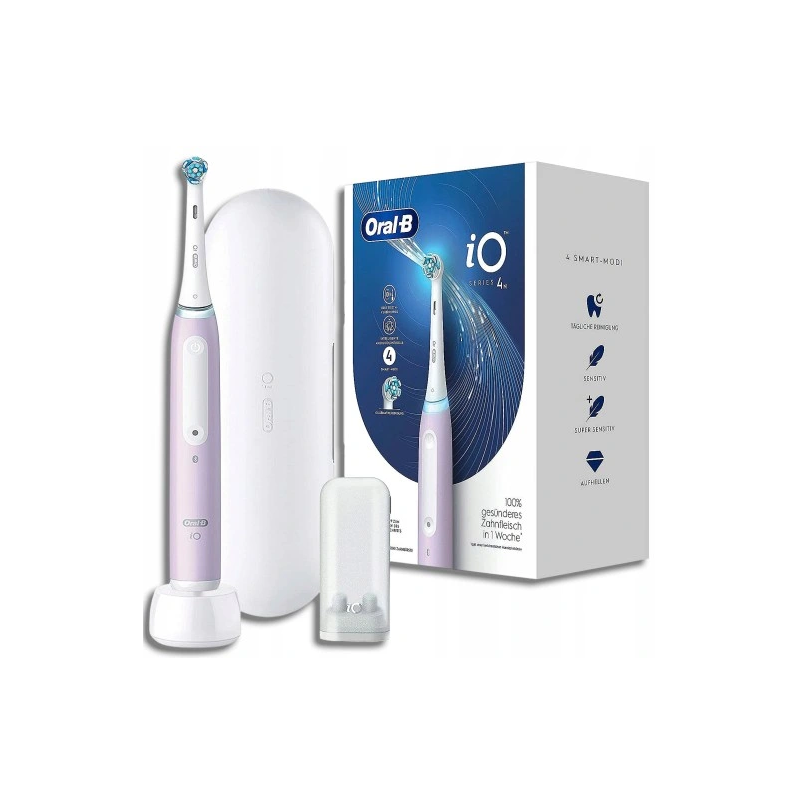 Oral-B iO Series 4 Lavender Magnetyczna Szczoteczka elektryczna + ETUI