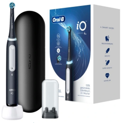 Oral-B iO Series 4 Black Magnetyczna szczoteczka elektryczna czarna + ETUI