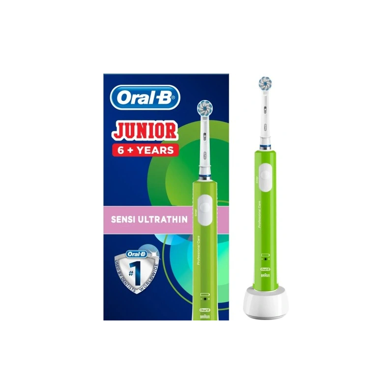 Oral-B Elektryczna szczoteczka do zębów Junior Green for Children Aged 6+