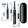 Oral-B iO Series 4 DUO Black-White 2 Szczoteczki magnetyczne zestaw + ETUI