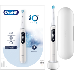 Oral-B iO Series 6 White Magnetyczna Szczoteczka elektryczna + ETUI