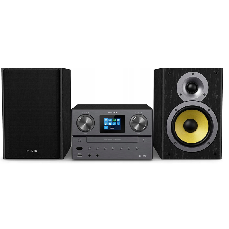 WIEŻA STEREO PHILIPS TAM8905 100W CD Bluetooth Spotify WIFI FM DAB+