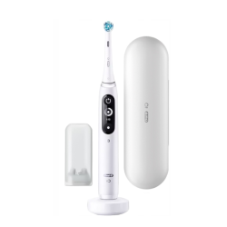 Oral-B iO 7 White Alabaster iO7 Szczoteczka magnetyczna + ETUI PODRÓŻNE