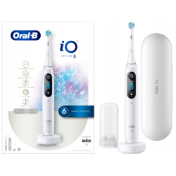 Oral-B iO Series 8 White iO8 Szczoteczka magnetyczna biała + ETUI PODRÓŻNE