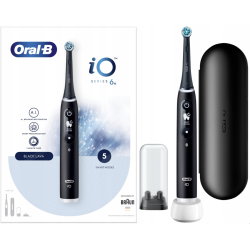 Oral-B iO Series 6 Black iO6 Szczoteczka magnetyczna czarna + ETUI PODRÓŻNE