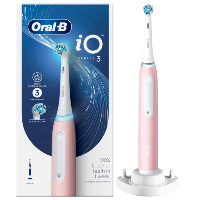 Oral-B iO Series 3 Pink iO3 Szczoteczka magnetyczna różowa