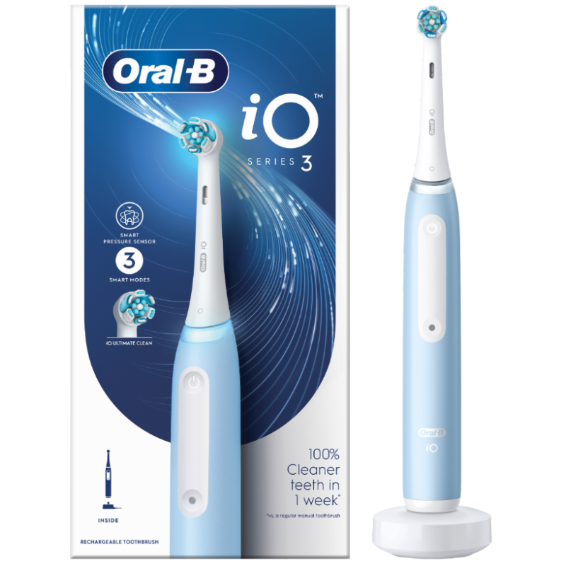 Oral-B iO Series 3 Ice Blue iO3 Szczoteczka magnetyczna niebieska