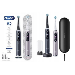 Oral-B iO Series 9 Duo Black Onyx Rose Quartz iO9 2 Szczoteczki magnetyczne