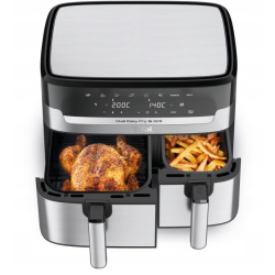 Frytkownica beztłuszczowa Tefal Dual Easy Fry & Grill EY905D10