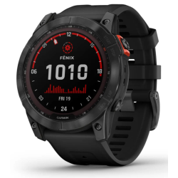 Garmin Fenix 7X Solar Zegarek czarny z czarnym paskiem ORYGINALNY