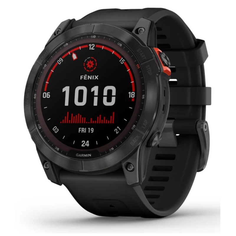 Garmin Fenix 7X Solar Zegarek czarny z czarnym paskiem ORYGINALNY